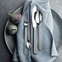 Georg Jensen Kuchengabeln|Kuchengabel 4er-Set Bernadotte Edelstahl glänzend