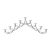 Georg Jensen Weihnachtskerzen|Menora 39x6x14 cm Harmony edelstahl