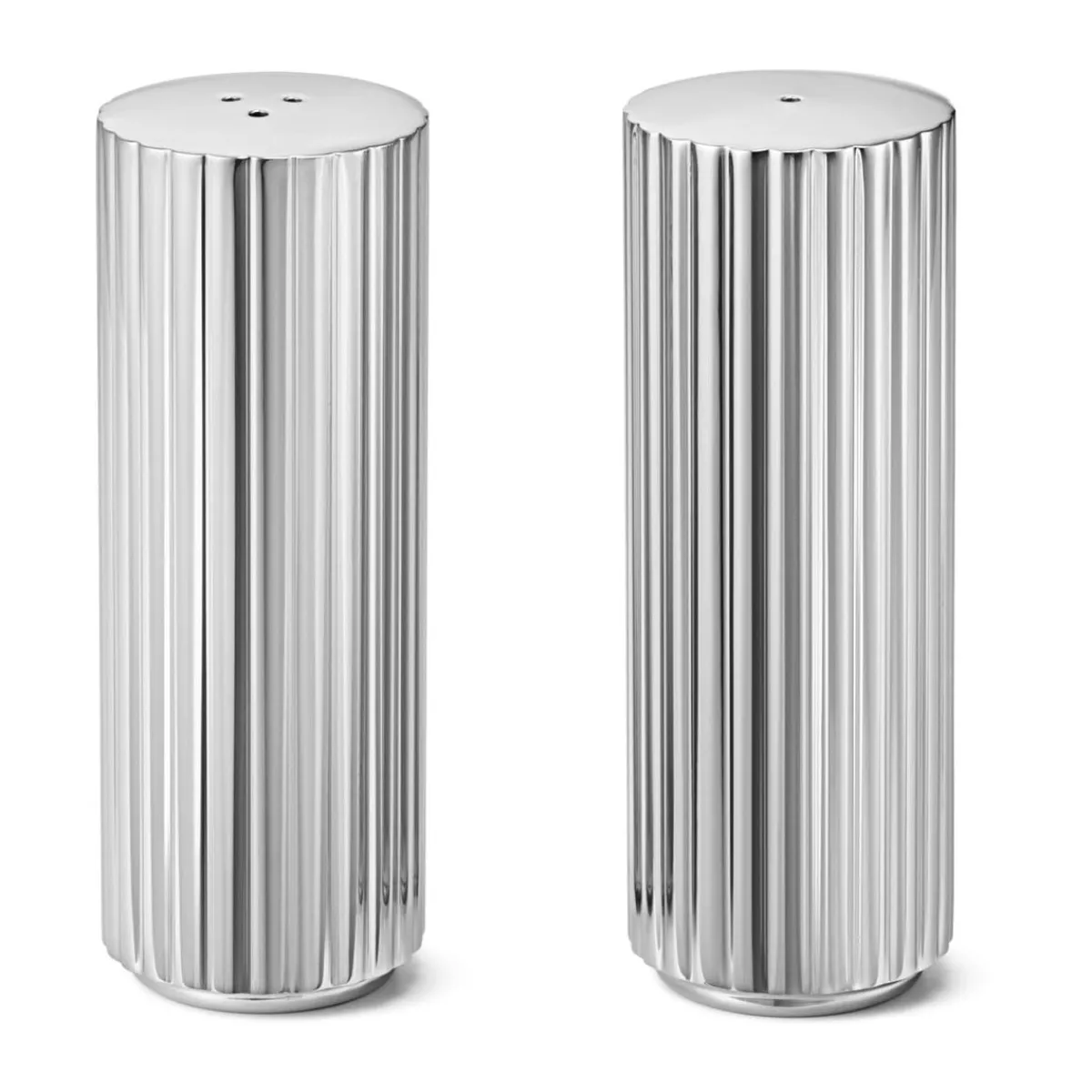 Georg Jensen Weihnachten|Kräuter & Gewürze|Salz- und Pfefferstreuer 2-tlg. Bernadotte edelstahl