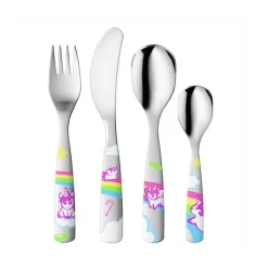 Kinderbesteck 4-tlg Kleine Einhörner<Gnali & Zani Outlet