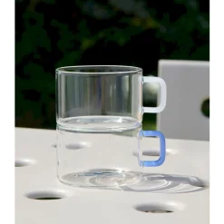 Brühtasse 2er-Set hellblau<Hay Online