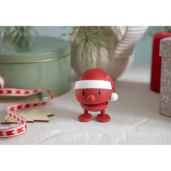 Hoptimist Weihnachtsdekoration|Santa Bumble S 7 cm Soft Red