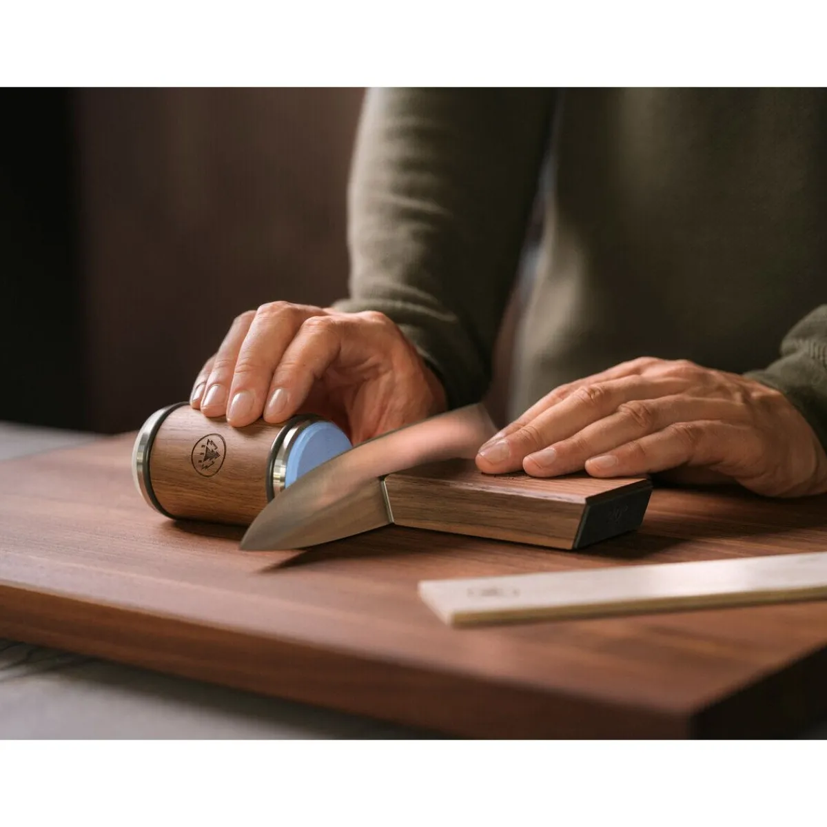 Rollschleifer Horl 3 13,3x12 cm Nussbaum<Horl-1993 New