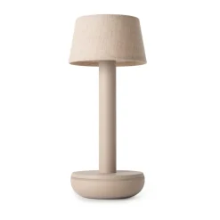Tischleuchte 21 cm 1,3 W Humble Two Beige Linen<Humble Lights Hot