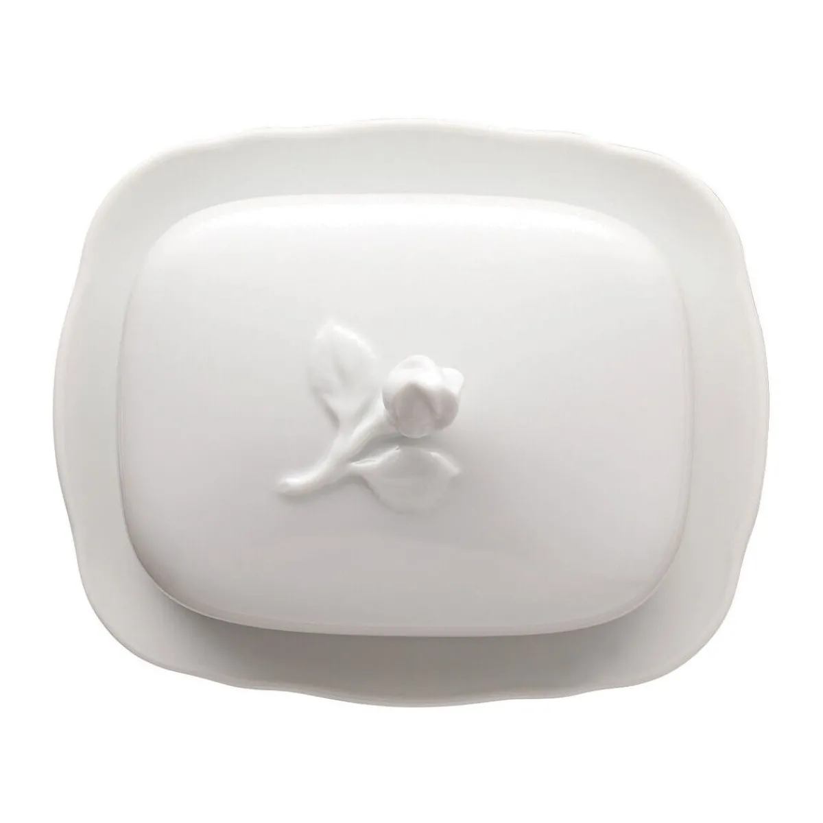 Hutschenreuther Butterdosen|Butterdose Maria Theresia Weiss