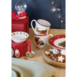Hutschenreuther Weihnachtsgeschirr|Geschirr-Set 4-tlg. Happy Wintertime Red