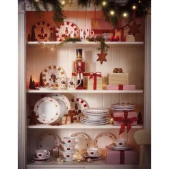 Hutschenreuther Geschirrsets 2 Personen|Weihnachten|Geschirr-Set 4-tlg. Christmas Love Red