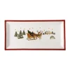 Platte 36x18 cm Happy Wintertime Red<Hutschenreuther