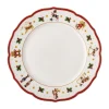 Hutschenreuther Weihnachtsgeschirr|Teller flach 27 cm Happy Wintertime Red