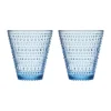 2er Set Trinkglas 30cl Kastehelmi aqua<Iittala Best