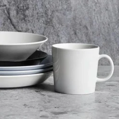 Henkelbecher 0,4 l Teema weiss<Iittala New