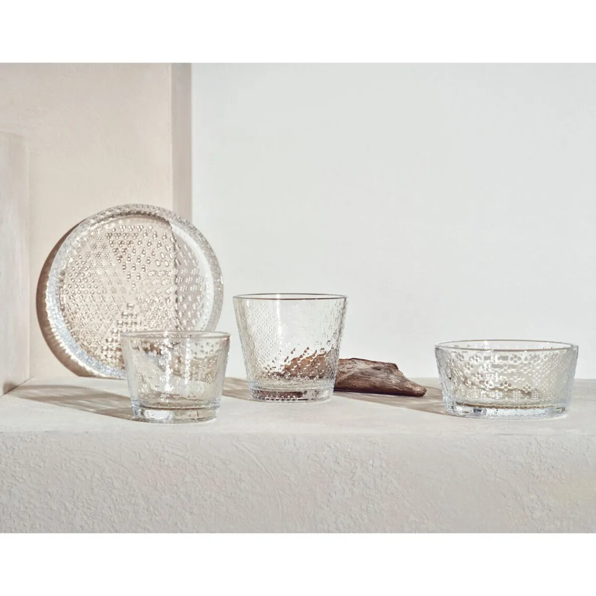 Iittala Servierplatten|Platte 15 cm Tundra klar