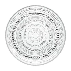 Teller 24,8 cm Kastehelmi klar<Iittala Sale
