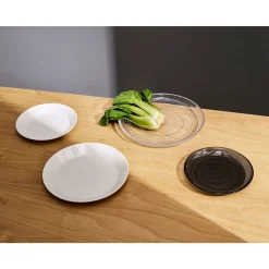 Teller 32 cm Kastehelmi klar<Iittala Hot