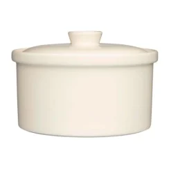 Iittala Backformen|Kochwelt Entdecken|Topf mit Deckel 2,3 l Teema weiss