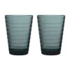 Iittala Halloween|Trinkglas 2er-Set 0,33 l Aino Aalto Dark Grey