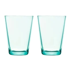 Iittala Saftgläser|Trinkglas 2er-Set 0,4 l Kartio Wassergrün
