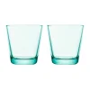 Trinkglas 2er-Set 0,21 l Kartio Wassergrün<Iittala Outlet