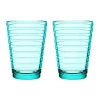 Iittala Saftgläser|Weihnachten|Trinkglas 2er-Set 0,33 l Aino Aalto Wassergrün