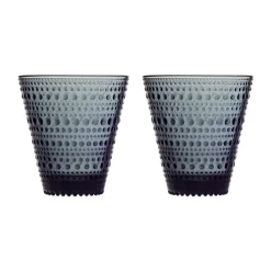 Iittala Halloween|Trinkglas 2er-Set Kastehelmi dark grey