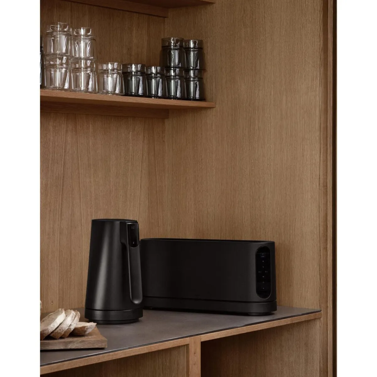 Wasserkocher 1,2 l 2200 W schwarz<Jacob Jensen Discount