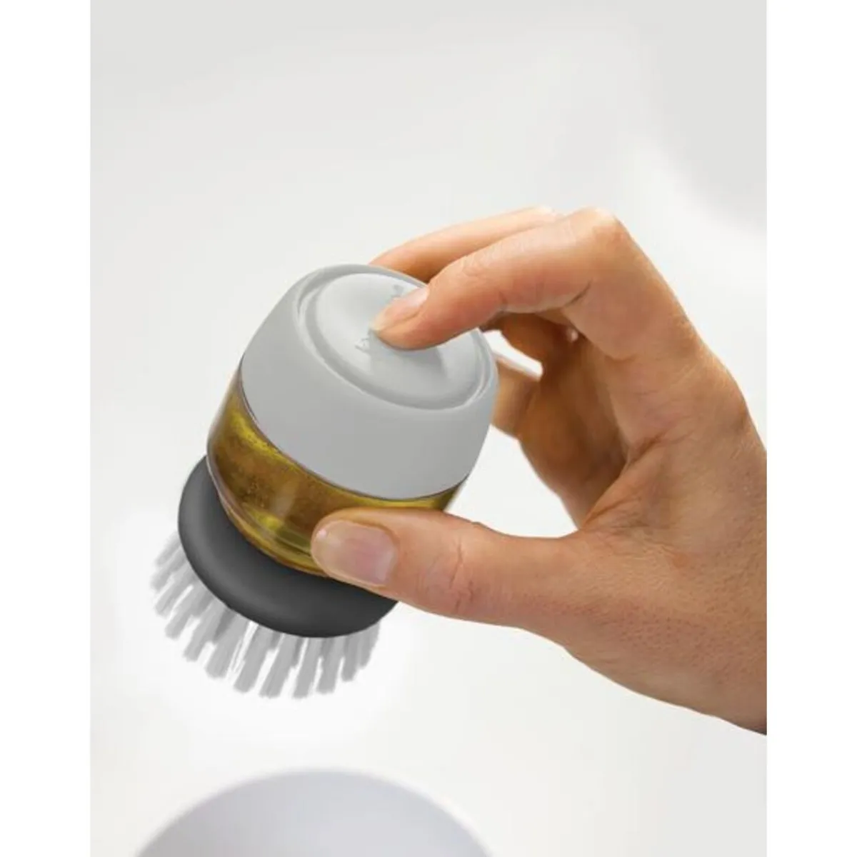 Abwaschbürste Palm Scrub 13 cm grau<Joseph Joseph Sale