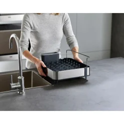 Ausziehbares Geschirrabtropfgestell 35 cm Extend edelstahl<Joseph Joseph Online