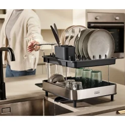 Geschirr-Abtropfschale Excel 32x47x32 cm edelstahl<Joseph Joseph