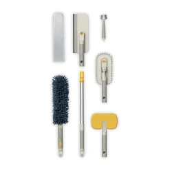 Joseph Joseph Bürsten|Reinigungsset 6-tlg. CleanTech stone