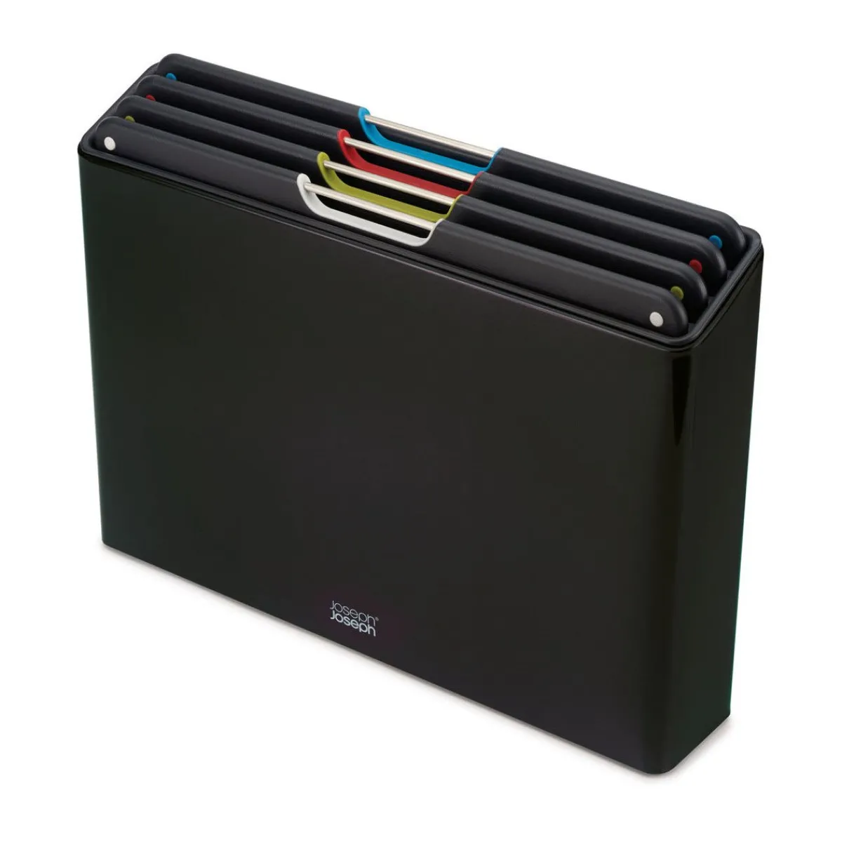 Joseph Joseph Messer & Co. Entdecken|Schneidebretter Aus Kunststoff|Schneidebrett-Set 5-tlg. Folio schwarz