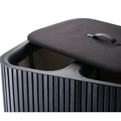 Wäschetrennkorb 90,0 l Tota Twin Luxe schwarz<Joseph Joseph Best