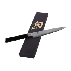 Kai Kräutergarten|Allzweckmesser Shun Griff Holz schwarz 15 cm