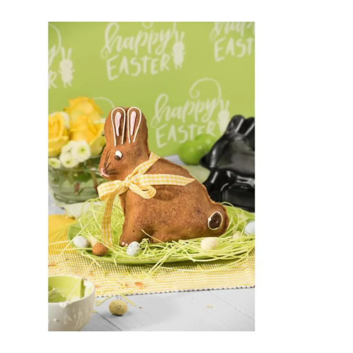 Kaiser Kochwelt Entdecken|Backform Hase 0,55 l schwarz