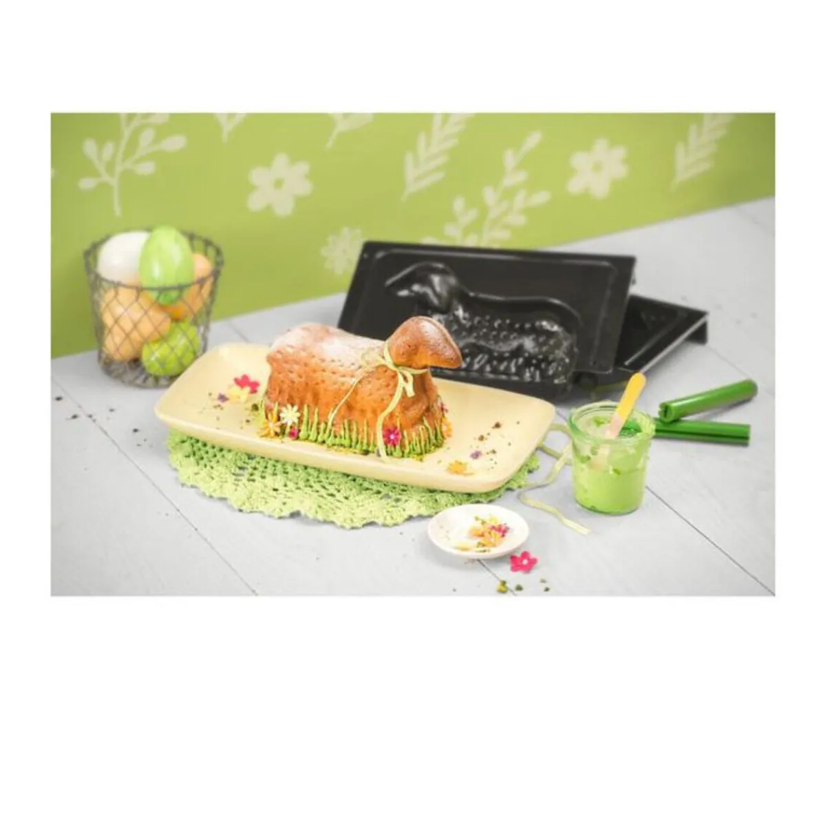 Kaiser Kochwelt Entdecken|Backform Osterlamm 23 cm schwarz