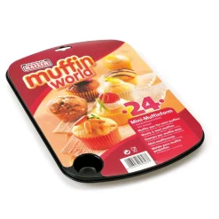 Kaiser Backformen|Kochwelt Entdecken|Muffinbackform 38x27 cm schwarz