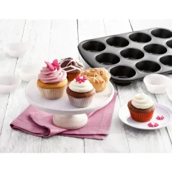 Muffinform 38x27 cm schwarz<Kaiser