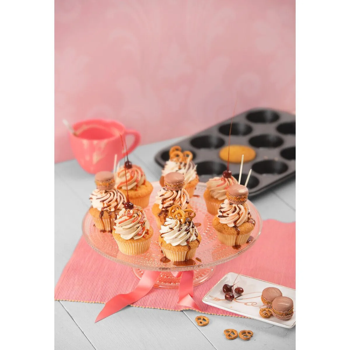 Muffinform 38x27 cm schwarz<Kaiser