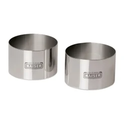 Teig- und Speiseringe 2er-Set Piccantini silber<Kaiser Best