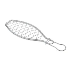 Fischgrillzange Easy 43 cm BBQ silber<Küchenprofi Outlet