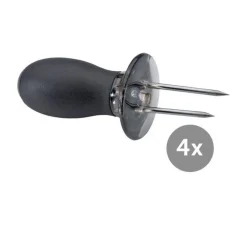 Küchenprofi Kochwelt Entdecken|Grillen|Maiskolbenhalter 4er-Set BBQ schwarz