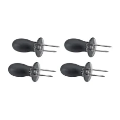 Küchenprofi Kochwelt Entdecken|Grillen|Maiskolbenhalter 4er-Set BBQ schwarz