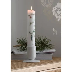 Kähler Weihnachtskerzen|Blockkerzenhalter 9 cm Hammershøi weiß