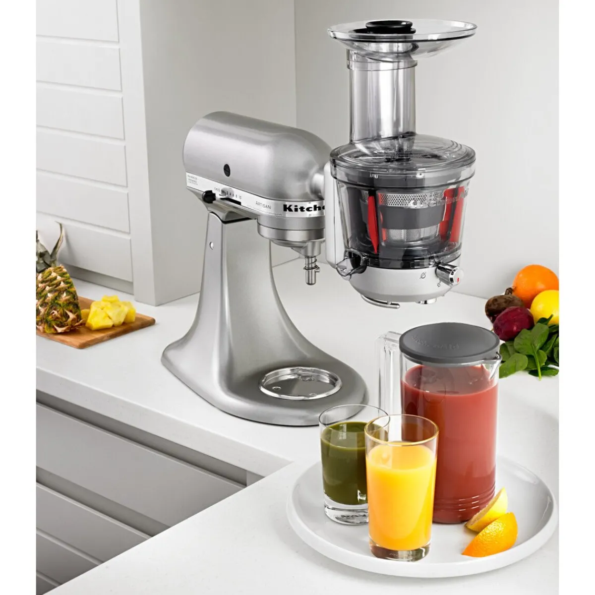 KitchenAid Kochwelt Entdecken|Entsafteraufsatz 5KSM1JA zu Küchenmaschine