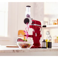 KitchenAid Küchenmaschinen|Meal Prep|Gemüseschneider 5KSMVSA NEU zu Küchenmaschine m. 3 Trommeln