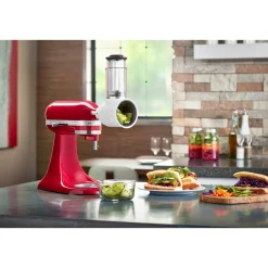 KitchenAid Küchenmaschinen|Meal Prep|Gemüseschneider 5KSMVSA NEU zu Küchenmaschine m. 3 Trommeln