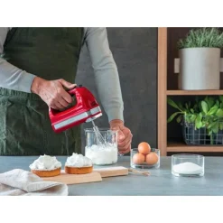 KitchenAid Weihnachtsbäckerei|Weihnachtsbäckerei|Handmixer 20 cm 85 W Artisan Empire Rot