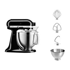 Küchenmaschine 4,8 l 300 W Artisan Premium Onyx Schwarz<KitchenAid Online