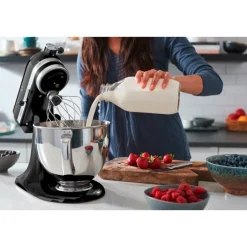 Küchenmaschine 4,8 l 300 W Artisan Premium Onyx Schwarz<KitchenAid Online