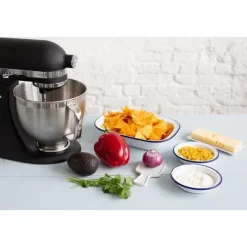 KitchenAid Küchenmaschinen|Küchenmaschine 4,8 l 300 W Artisan Premium Gusseisen Schwarz