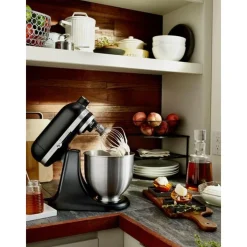 Küchenmaschine 4,8 l 300 W Artisan Premium Gusseisen Schwarz<KitchenAid Sale